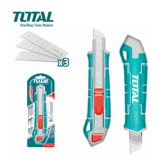 THT522136 - Cutter TOTAL 18x100 - Outil de Coupe Précis - TOTAL TOOLS TUNISIA Site officiel | Station d'outils