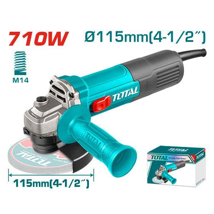 Meule Angulaire 115 710W Outil Meulage Puissant TG10711576 - TOTAL TOOLS TUNISIA Site officiel | Station d'outils
