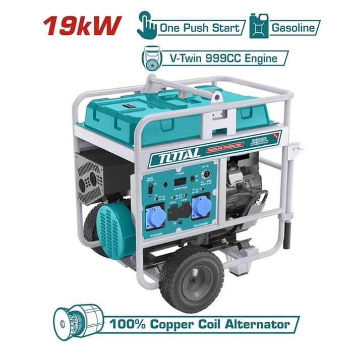TP1200006 - Groupe Électrogène TOTAL 19 kW Mono 220V - Usage - TOTAL TOOLS TUNISIA Site officiel | Station d'outils