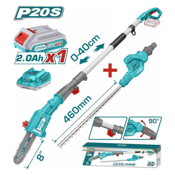 TPTS201681 - Scie Perche Sans Fil TOTAL 20 V Jardin - TOTAL TOOLS TUNISIA Site officiel | Station d'outils