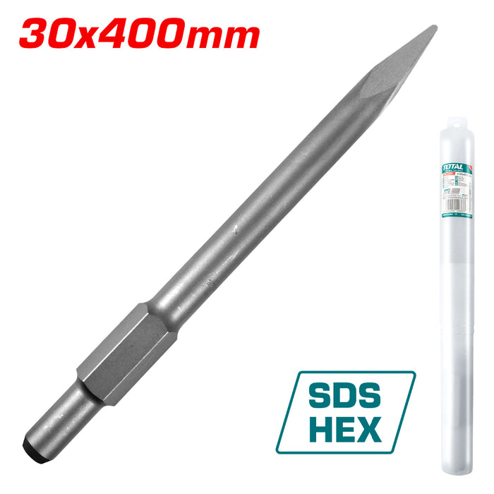 Broche Hexagonale 30x400 Mm Pour Démolition TAC15333011 - TOTAL TOOLS TUNISIA Site officiel | Station d'outils