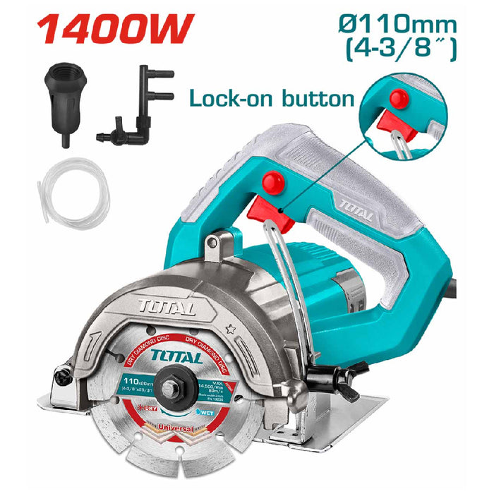 TS3141106 - Decoupeuse A Marbre TOTAL 1400W - Carrelage - TOTAL TOOLS TUNISIA Site officiel | Station d'outils