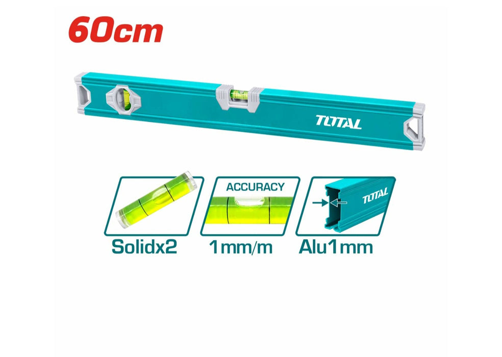 TMT26036 - Niveau Eau TOTAL 60 cm - Précision 1 mm/m - TOTAL TOOLS TUNISIA Site officiel | Station d'outils