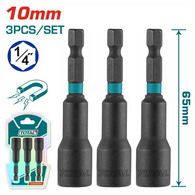 Écrous Magnétiques 10Mm Total Tunisia Fixation TAC271031 - TOTAL TOOLS TUNISIA Site officiel | Station d'outils
