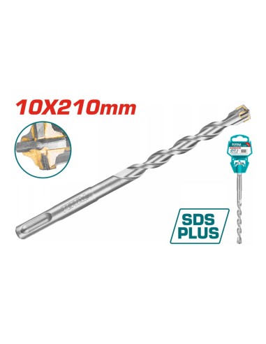 Foret SDS 10x210 Carbure Tungstene – TOTAL TUNISIA TAC311003C - TOTAL TOOLS TUNISIA Site officiel | Station d'outils
