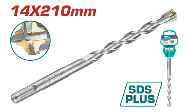 Total Foret SDS Plus 14 Mm Longueur 210 Mm TAC311401C