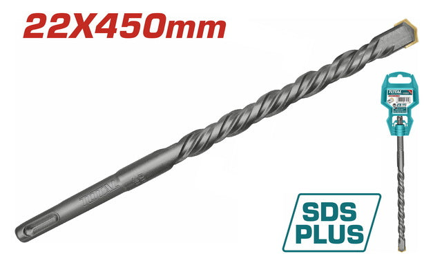 Foret SDS Plus Diametre 22 Longueur 450 Carbure Tungstène