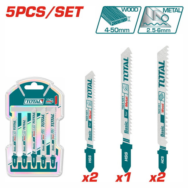Lame Scie Sauteuse TAC51051 Universelle Coupe Précise TOTAL - TOTAL TOOLS TUNISIA Site officiel | Station d'outils