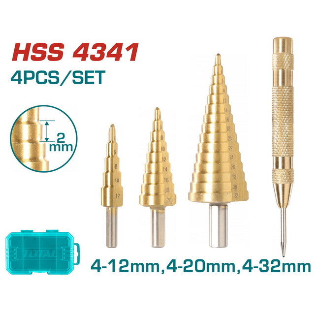 Coffret Forets Etages HSS 4341 Avec Pointe Automatique