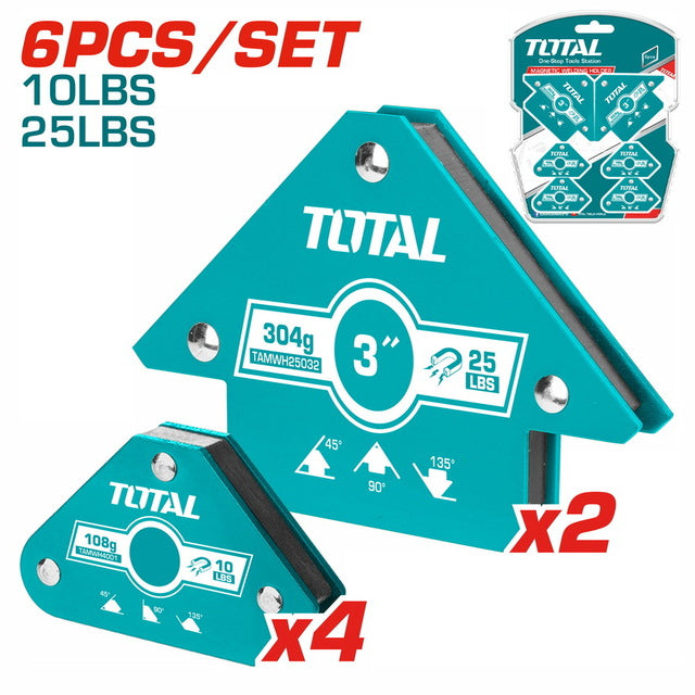 Porte Soudure Magnétique 3 Pouces - TOTAL TUNISIA TAMWH6002 - TOTAL TOOLS TUNISIA Site officiel | Station d'outils