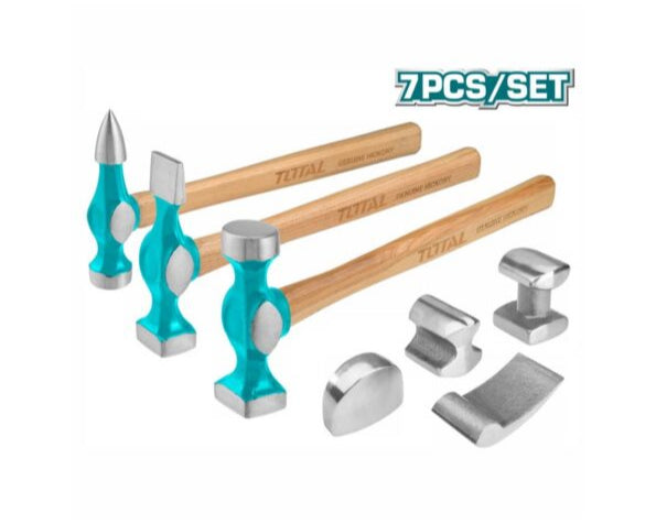 Marteau À Tôle 7 Pcs - TOTAL TUNISIA Débosselage-TBAF0712 - TOTAL TOOLS TUNISIA Site officiel | Station d'outils