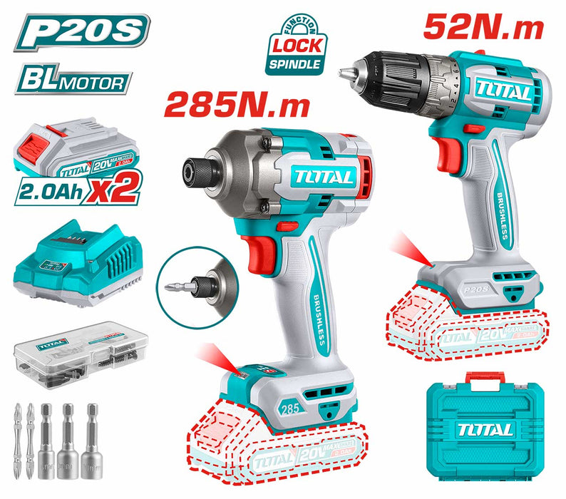 TOTAL PACK VISS 52N BOUL 285N TCKLI20272 Outils Complets - TOTAL TOOLS TUNISIA Site officiel | Station d'outils