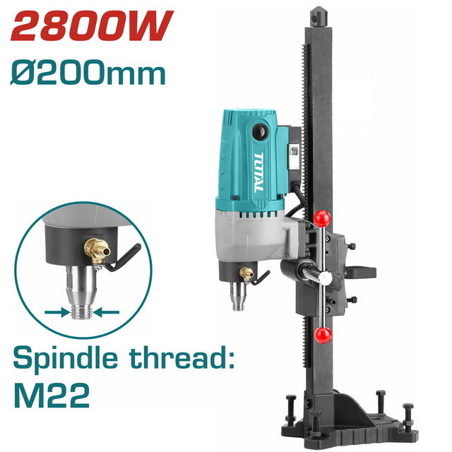 TOTAL Perceuse DiamT 2800W TDDM28001 Puissance Métal Béton - TOTAL TOOLS TUNISIA Site officiel | Station d'outils