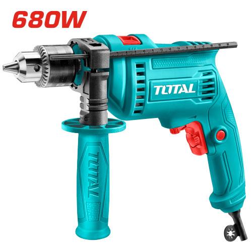 Perceuse Percussion 680W–TOTAL TUNISIA Puissante TG1061356 - TOTAL TOOLS TUNISIA Site officiel | Station d'outils