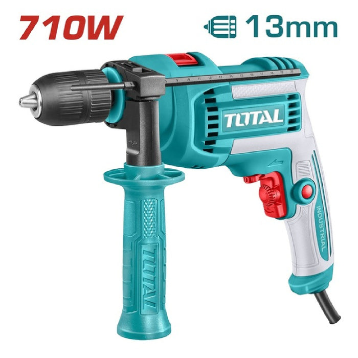Perceuse Visseuse à Percussion 710 W TG10713662 Filaire 3000 Tr/min Mandrin Automatique 13 mm