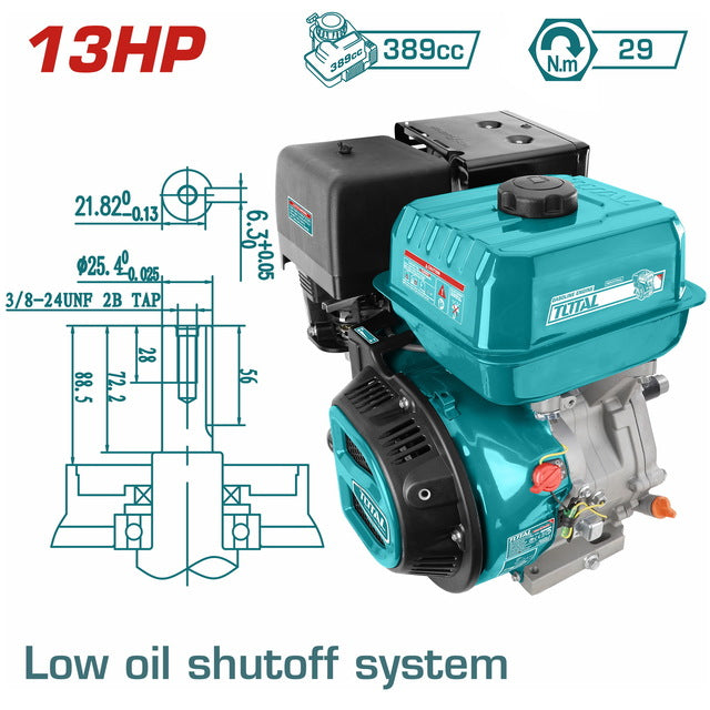 Moteur 389cc 13CV – TOTAL TUNISIA Performant – TGEN1881 - TOTAL TOOLS TUNISIA Site officiel | Station d'outils