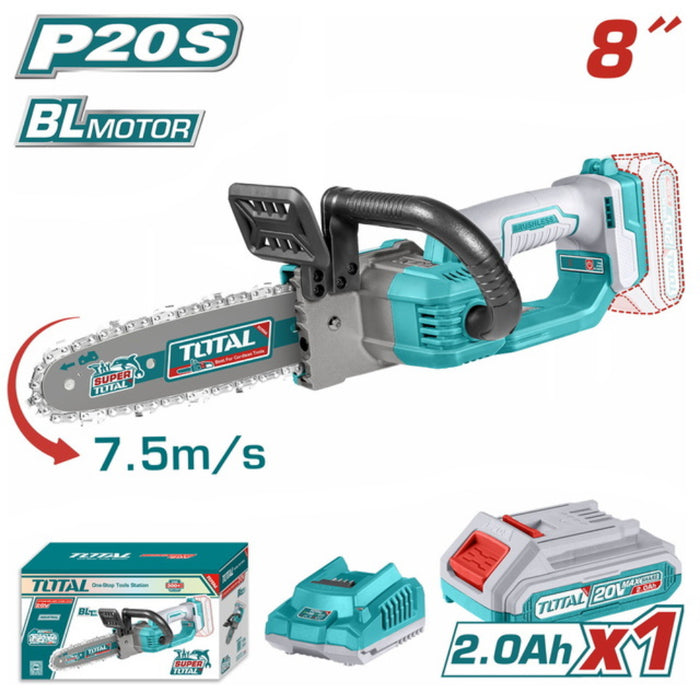 Tronçonneuse 8 Pouces 20V 2AH CH TGSLI20851
