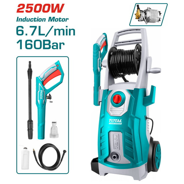 Nettoyeur Haute Pression 2500W 160Bar Efficace TGT11246 - TOTAL TOOLS TUNISIA Site officiel | Station d'outils