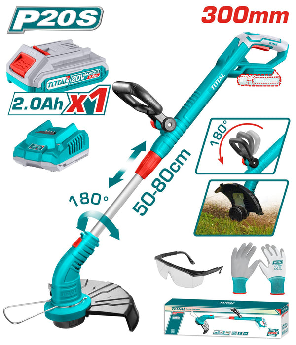 Debroussailleuse 20V 30cm - TOTAL TUNISIA Jardin-TGTLI20301 - TOTAL TOOLS TUNISIA Site officiel | Station d'outils