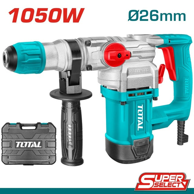 Marteau Perforateur 1050W- TOTAL TUNISIA Efficace - TH110266 - TOTAL TOOLS TUNISIA Site officiel | Station d'outils