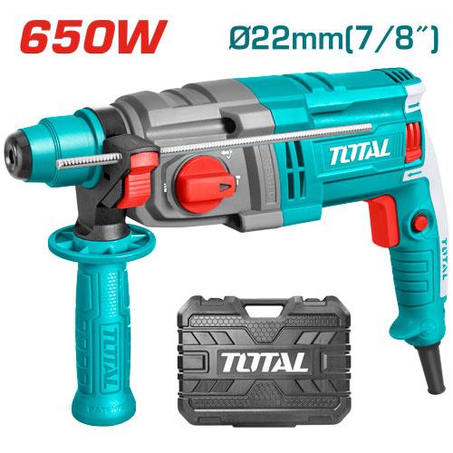 Marteau Rotatif 650W Perçage Béton 22mm TH306236 TOTAL - TOTAL TOOLS TUNISIA Site officiel | Station d'outils