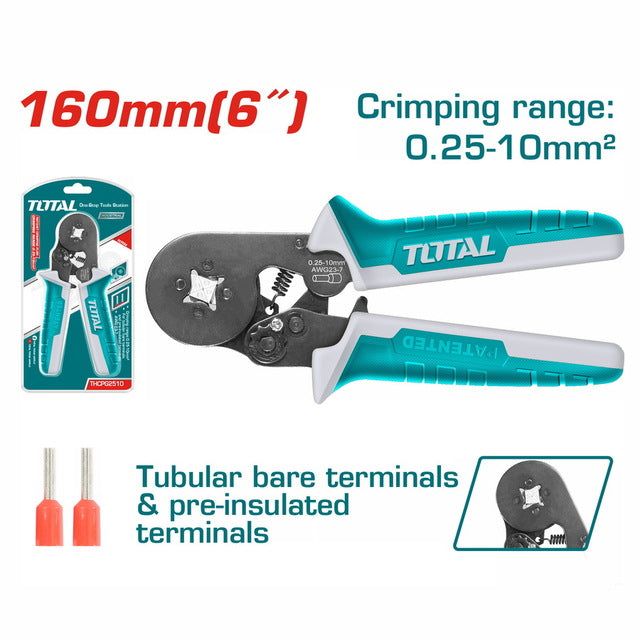 Pince Sertir Cliquet THCPG2510 10-24 AWG 3 En 1 Total - TOTAL TOOLS TUNISIA Site officiel | Station d'outils