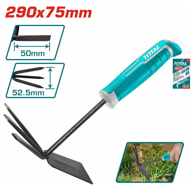 Total Fourche Jardinage Ergonomique Binette Griffe Thgt979K