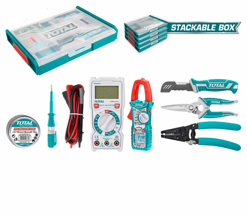 Ensemble Outils Télécom 7 Pièces Diagnostics - THKTV02T071 - TOTAL TOOLS TUNISIA Site officiel | Station d'outils