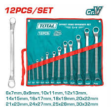 Clés Polygones 12 Pièces Vanadium Total Tunisie THT1024121 - TOTAL TOOLS TUNISIA Site officiel | Station d'outils