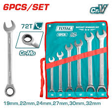 Clé Mixte à Cliquet TOTAL JX 6 72 Dents Résistante Chrome - TOTAL TOOLS TUNISIA Site officiel | Station d'outils