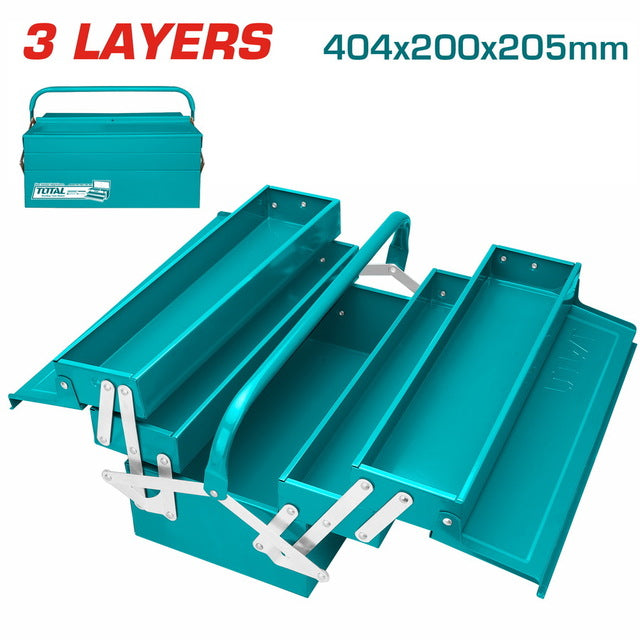 THT10702 - Coffret Métal 3 Couches 400x200x195 - Pratique - TOTAL TOOLS TUNISIA Site officiel | Station d'outils