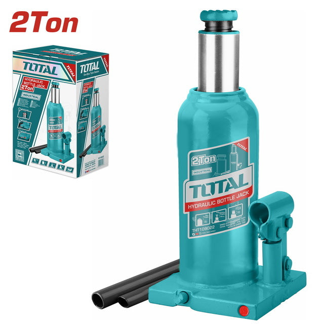 THT109022 Cric Bouteille Hydraulique Total 2T Léger Fiable - TOTAL TOOLS TUNISIA Site officiel | Station d'outils