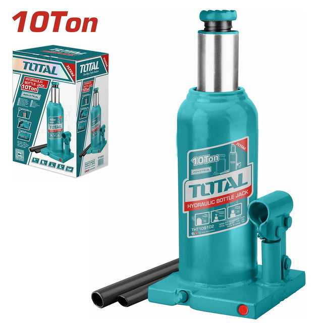 THT109102–Cric Bouteille Hydraulique TOTAL 10T–Performant - TOTAL TOOLS TUNISIA Site officiel | Station d'outils