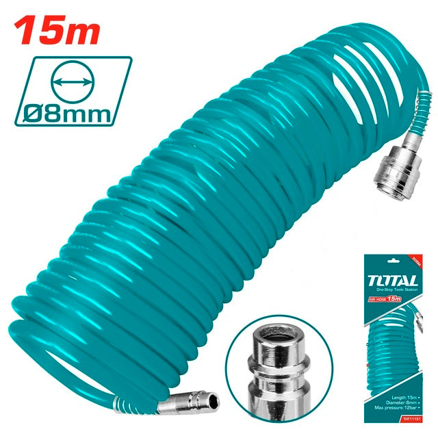 THT11151 - Tuyau D'Air TOTAL 15m - Flexible Et Durable - TOTAL TOOLS TUNISIA Site officiel | Station d'outils