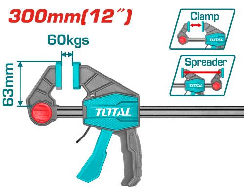 THT1340602 - Pinces Barre Rapide 12 Pouces - Serrage 60kg - TOTAL TOOLS TUNISIA Site officiel | Station d'outils