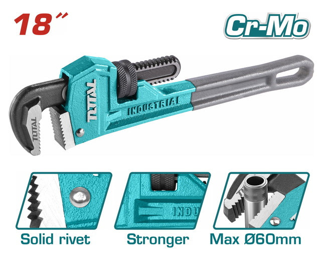 TOTAL Clé À Griffe 18/450 THT171186 Haute Qualité Robuste - TOTAL TOOLS TUNISIA Site officiel | Station d'outils