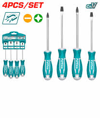 THT250604 Coffret Tournevis TOTAL Pointe Magnétique CrV Pro - TOTAL TOOLS TUNISIA Site officiel | Station d'outils