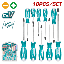 Total JX 10 Tournevis Acier CrV Ergonomiques Professionnels - TOTAL TOOLS TUNISIA Site officiel | Station d'outils