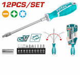 Tournevis Flexible Total THT250FL1206 - Manche Articulé - TOTAL TOOLS TUNISIA Site officiel | Station d'outils