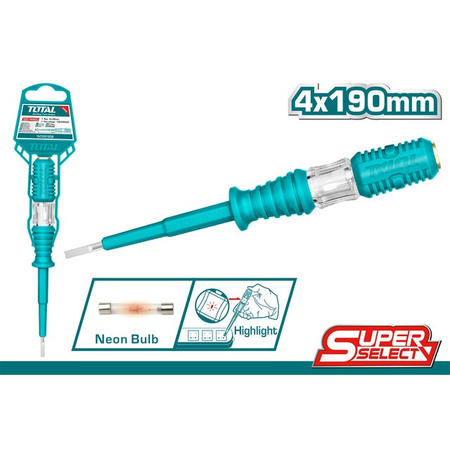 TOTAL Crayon De Test 190mm Pour Mesures Électriques Fiables - TOTAL TOOLS TUNISIA Site officiel | Station d'outils