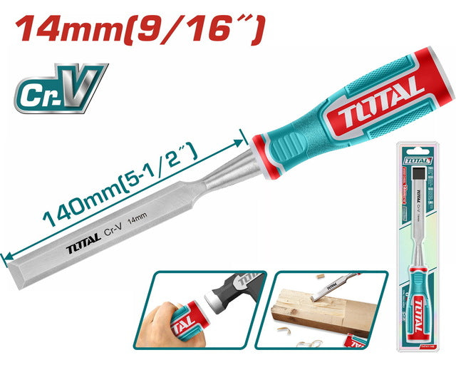 Total Ciseau A Bois 14MM THT41146 - Cisaille Bois Jardinage - TOTAL TOOLS TUNISIA Site officiel | Station d'outils