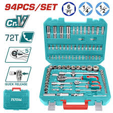 THT421942 Douilles Total JX 94 Pièces Système Quick Release - TOTAL TOOLS TUNISIA Site officiel | Station d'outils