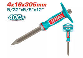 THT4530416 - Broche Maçon TOTAL 305mm Acier 40Cr Précis - TOTAL TOOLS TUNISIA Site officiel | Station d'outils