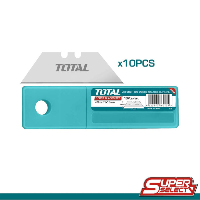 THT519001 Lames JX 10 61X19MM TOTAL Couteaux Utilitaires - TOTAL TOOLS TUNISIA Site officiel | Station d'outils