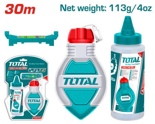 THT661301 - Cordeau Tracer TOTAL 30 m - Traçage Précis - TOTAL TOOLS TUNISIA Site officiel | Station d'outils