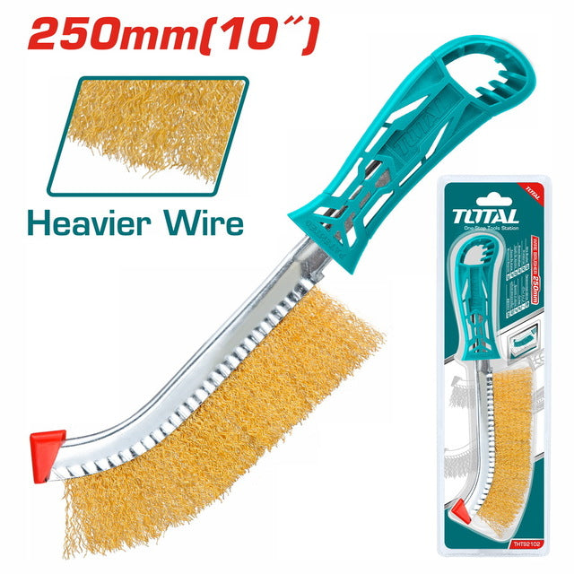 THT92102 - Brosse À Fils TOTAL 250mm - Nettoyage Efficace - TOTAL TOOLS TUNISIA Site officiel | Station d'outils
