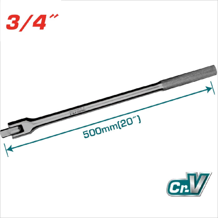 Barre D'Extension Flexible Total 500mm THTFX34201 Chrome Vanadium 3/4"