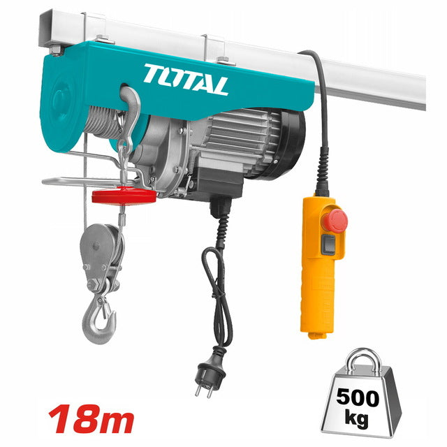 TLH1952 Palan Électrique TOTAL 900W 250 et 500 kg Levage - TOTAL TOOLS TUNISIA Site officiel | Station d'outils