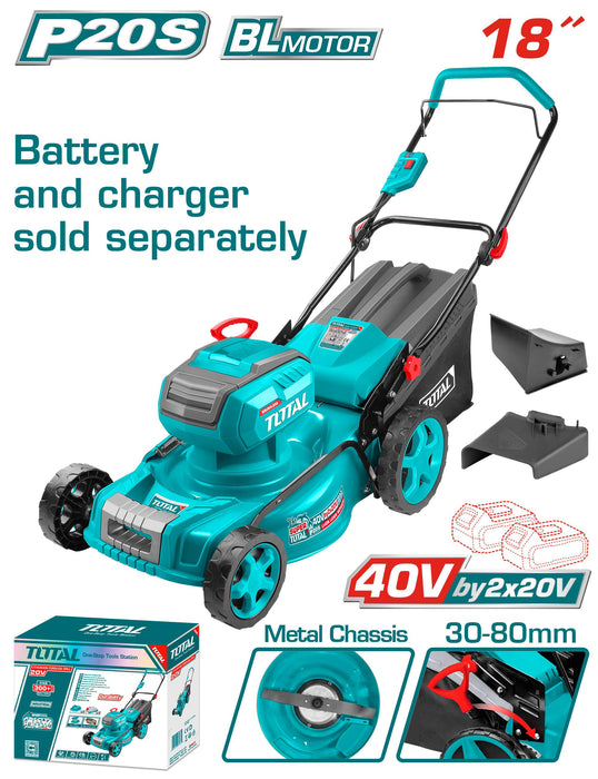 Tondeuse A Gazon 60L 40V Sans Batterie TLMLI20185 Brushless