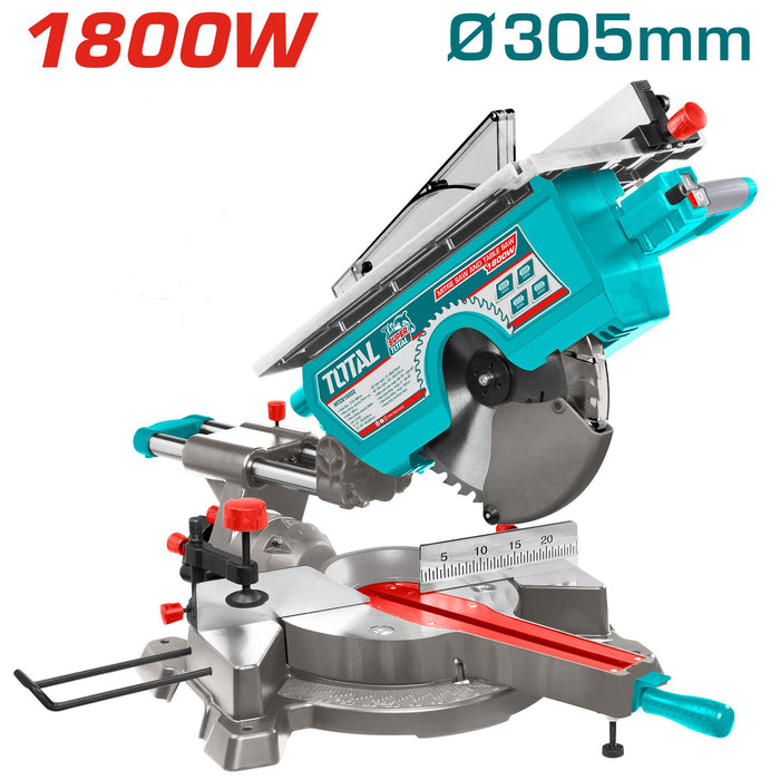 TMS43183051 Scie Onglets et Table TOTAL 1800W 305mm - TOTAL TOOLS TUNISIA Site officiel | Station d'outils